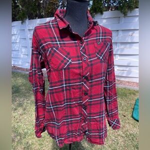 Pladra Women’s Everyday Flannel Red
